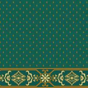 Çelebizade Molla Saflı Cami Halısı Yeşil