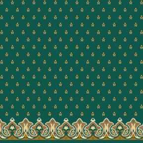 Çelebizade Pitan Saflı Cami Halısı Yeşil