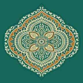 Çelebizade Sarmaşık Göbekli Cami Halısı Yeşil