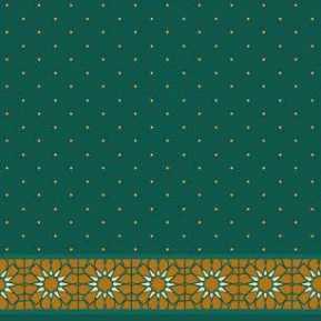 Çelebizade Anema Saflı Cami Halısı Yeşil