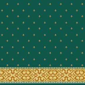 Çelebizade Şehzade Saflı Cami Halısı Yeşil