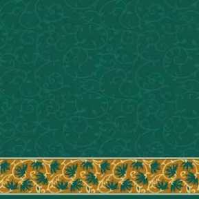 Çelebizade Burçak Saflı Cami Halısı Yeşil