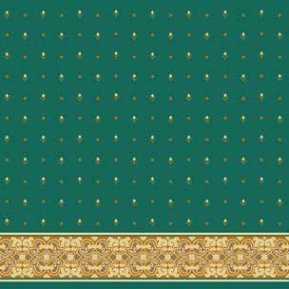 Çelebizade Gelincik Saflı Cami Halısı Yeşil